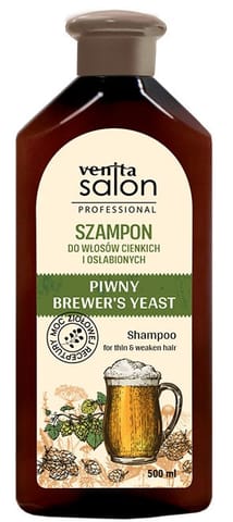 ⁨VENITA Salon Professional Szampon Piwny do włosów cienkich i osłabionych 500 ml⁩ w sklepie Wasserman.eu