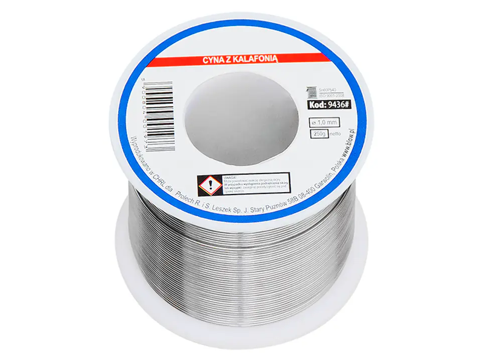 Cyna 1,00/250g Sn60Pb40 w sklepie Wasserman.eu