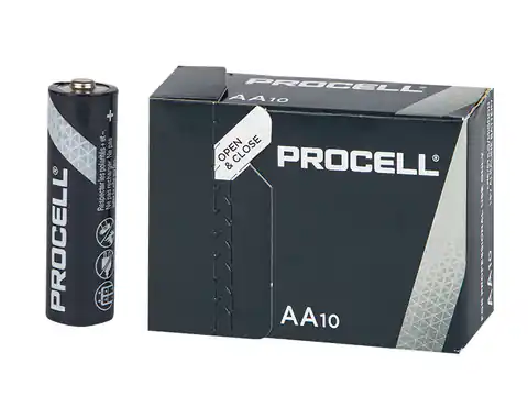 ⁨10 pcs. Alkaline battery. AA 1.5 PROCELL (1PH)⁩ at Wasserman.eu