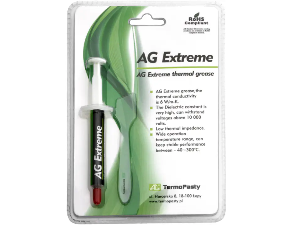 ⁨Thermal paste AG Extreme 3g syringe AGT-108⁩ at Wasserman.eu