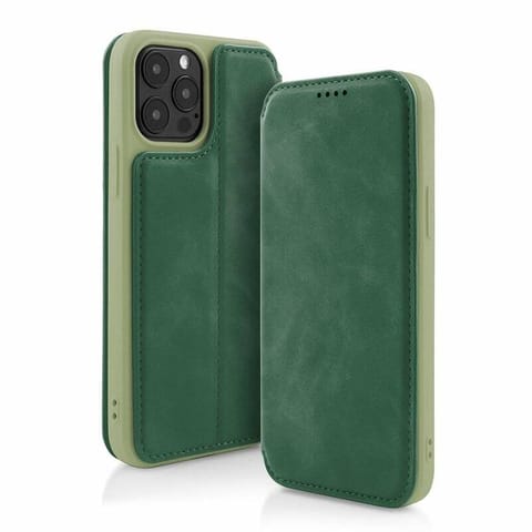 ⁨Etui XIAOMI REDMI 9T Vintage Book zielone⁩ w sklepie Wasserman.eu