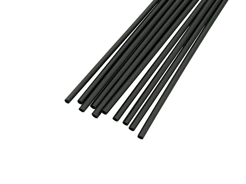 ⁨Thermo tubes. with glue 8/2 -1m black⁩ at Wasserman.eu