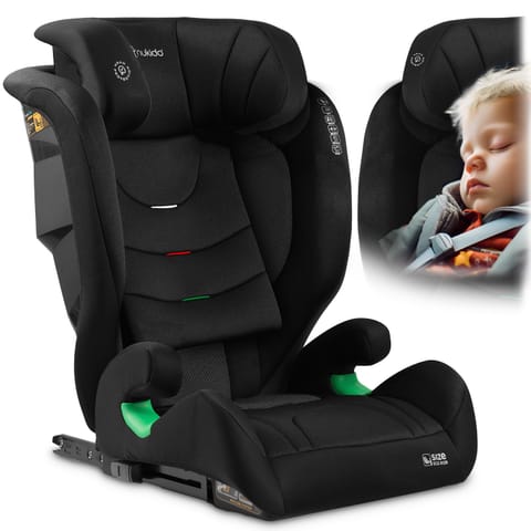 ⁨Fotelik samochodowy Nukido Louis Soft czarny 15-36 kg ISOFIX⁩ w sklepie Wasserman.eu