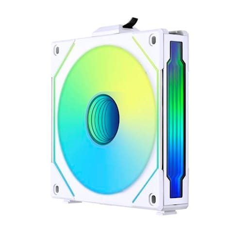 ⁨Lian Li UNI FAN SL-INF 120 ARGB Reverse Blade PWM Fan - 120mm, white⁩ at Wasserman.eu