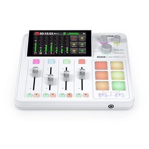 ⁨Rode RodeCaster DUO - Audio Production Studio - White Edition⁩ at Wasserman.eu