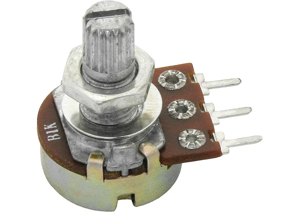 ⁨8719# Pot. obrotowy    1k ohm b lini l=15mm⁩ w sklepie Wasserman.eu