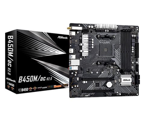 ⁨Asrock motherboard B450M/AC R2.0⁩ at Wasserman.eu