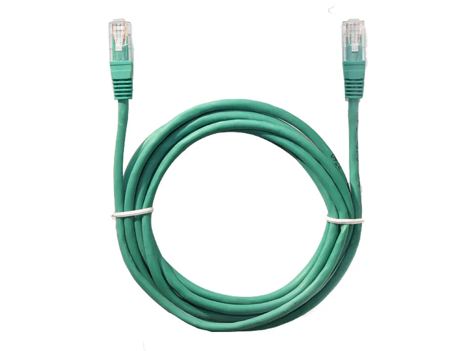 ⁨2740# Przyłącze patchcord utp  3,0m zielony⁩ w sklepie Wasserman.eu