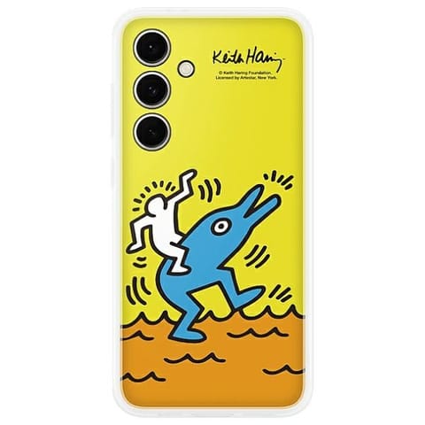 ⁨Etui Samsung EF-MS721CYEGWW S24 FE S721 żółty/yellow Flipsuit Case⁩ w sklepie Wasserman.eu