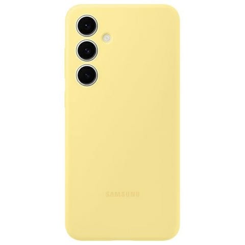 ⁨Etui Samsung EF-PS721CYEGWW S24 FES721 żółty/yellow Silicone Case⁩ w sklepie Wasserman.eu