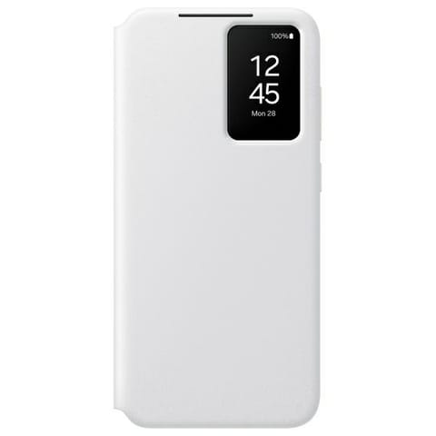 ⁨Etui Samsung EF-ZS721CWEGWW S24 FE S721 biały/white Smart View Wallet Case⁩ w sklepie Wasserman.eu