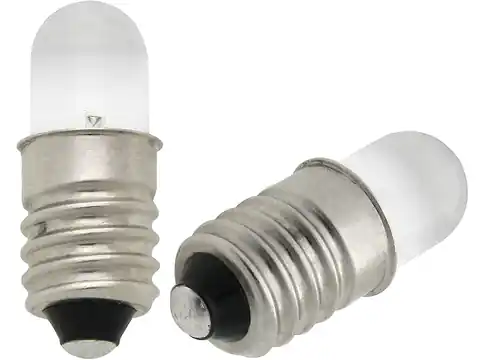 ⁨Żarówka LED z gwintem E10 z.biała⁩ w sklepie Wasserman.eu
