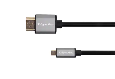 ⁨HDMI - micro HDMI 1.8m Kruger &Matz Basic cable⁩ at Wasserman.eu