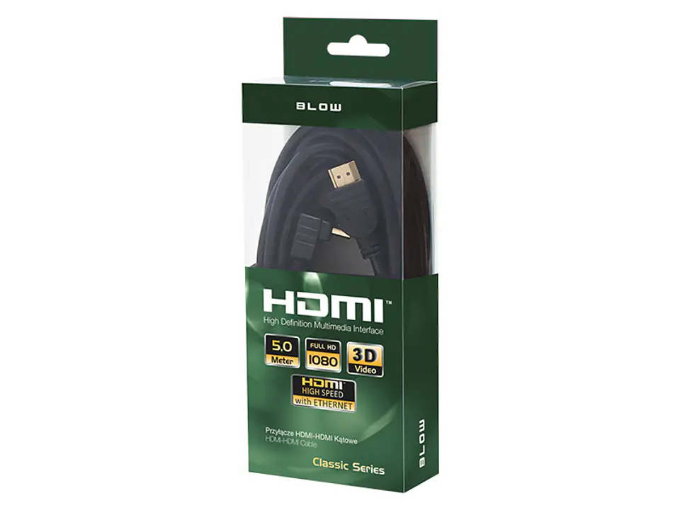 HdMI-HDMI CLASSIC angled 5m at Wasserman.eu