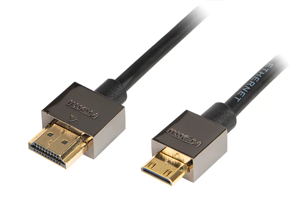 ⁨92-618# Przył.hdmi-mini hdmi silver 1,5m⁩ w sklepie Wasserman.eu