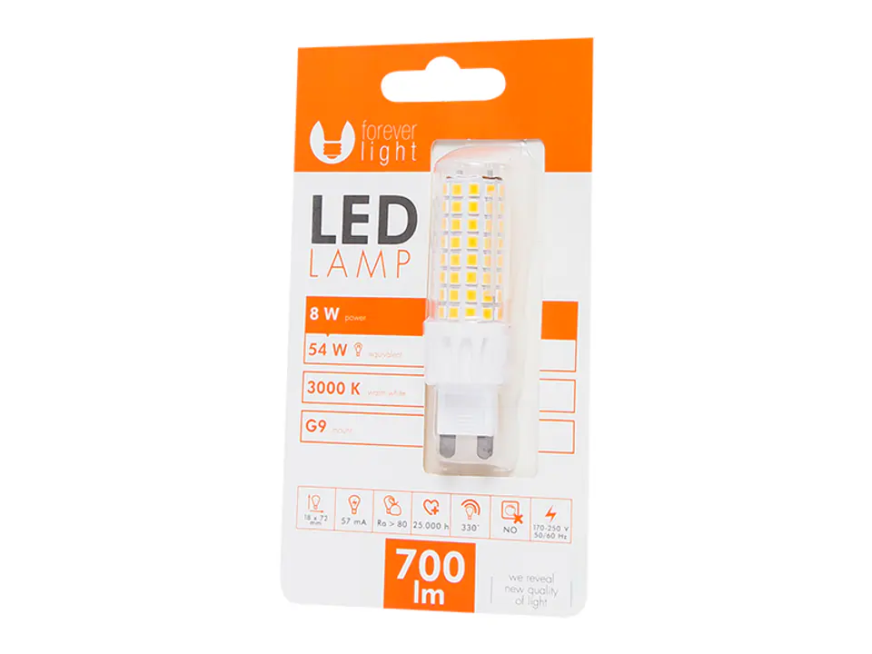 ⁨LED bulb G9 6W 230V b.heat (1PH)⁩ at Wasserman.eu