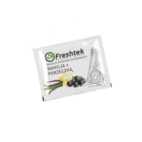 ⁨Freshtek One Shot Granulki do Odkurzacza Wanilia z porzeczką 3,2g⁩ w sklepie Wasserman.eu