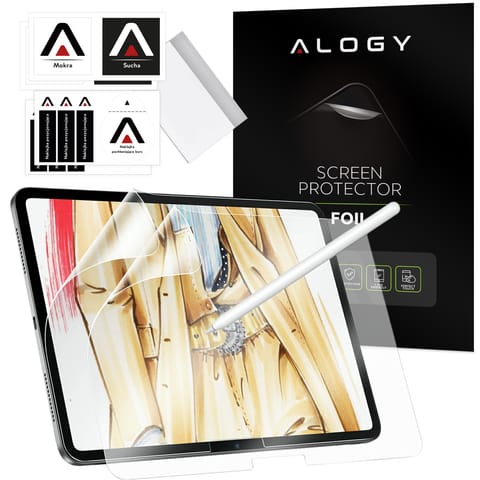 ⁨2x Folia matowa Alogy Matte Paper Screen Feel do Apple iPad Air 6 13" 2024 / iPad Pro 13" 2024⁩ w sklepie Wasserman.eu