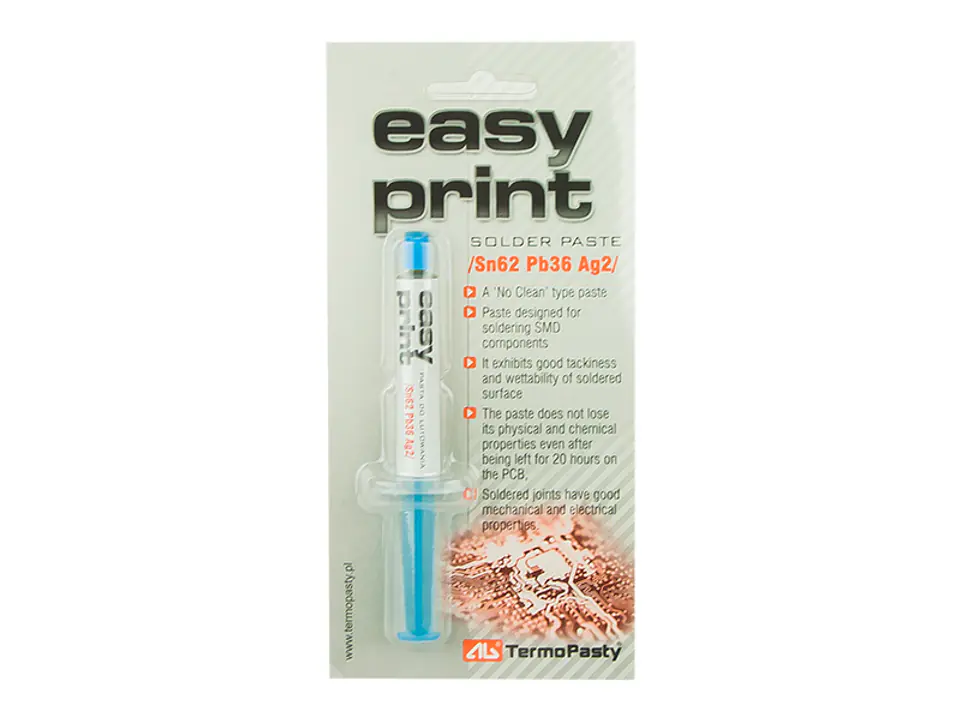 ⁨Easy Print (Sn62Pb36Ag2) 1,4ml AG⁩ w sklepie Wasserman.eu