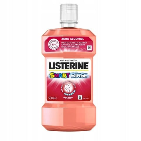 ⁨LISTERINE Smart Rinse Mild Berry Płyn do płukania ust 500 ml⁩ w sklepie Wasserman.eu