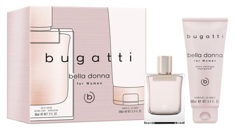 ⁨BUGATTI Zestaw prezentowy Bella Donna for Women ( woda perfumowana 60ml+żel pod prysznic 100ml)⁩ w sklepie Wasserman.eu