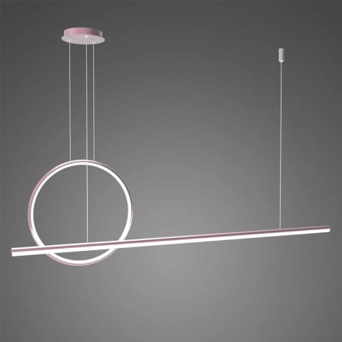 ⁨Lampa wisząca Linea No.2 40cm 4k różowo złota (Barwa światła barwa dzienna, Kolor różowe złoto, Możliwość ściemniania nie)⁩ w sklepie Wasserman.eu