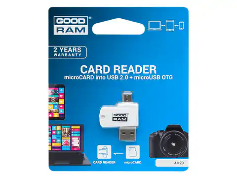 ⁨Micro SD + microUSB card reader GOODRAM⁩ at Wasserman.eu