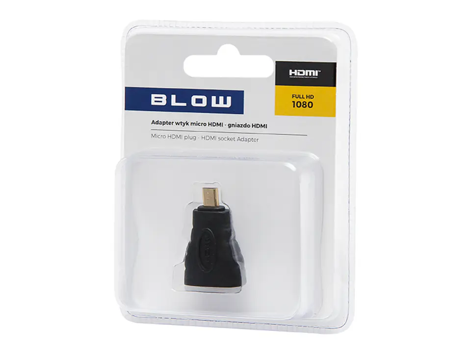 ⁨92-105# Przej.hdmi wtyk micro - hdmi gniazdo⁩ w sklepie Wasserman.eu