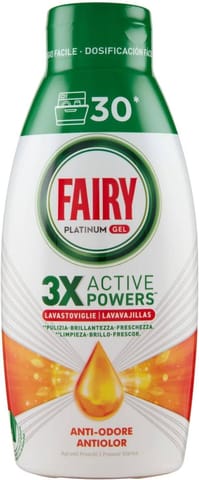 ⁨Fairy Platinum Anti-Odore Żel do Zmywarki 600 ml⁩ w sklepie Wasserman.eu