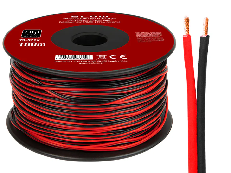 ⁨Volume red.2x0,35mm black-red⁩ at Wasserman.eu