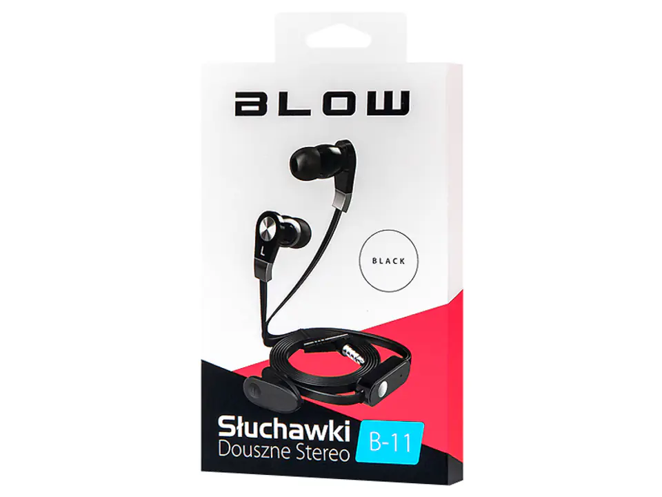 ⁨32-731# Słuchawki  blow b-11 black douszne⁩ w sklepie Wasserman.eu