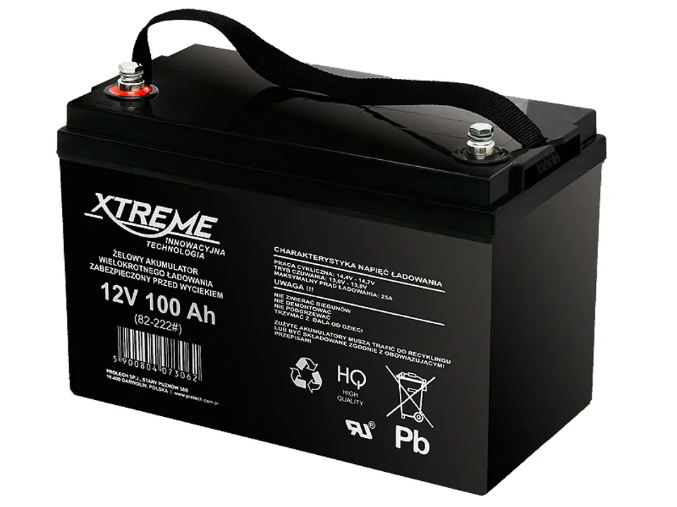 ⁨Gel battery 12V/100Ah XTREME⁩ at Wasserman.eu