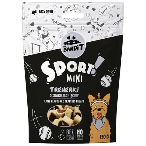 ⁨VET EXPERT MR. BANDIT Sport Mini Trainers Lamb - dog treat - 150 g⁩ at Wasserman.eu