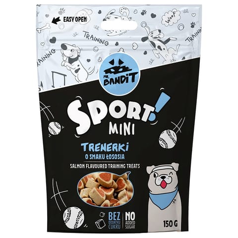 ⁨VET EXPERT MR. BANDIT Sport Mini Trainers Salmon - dog treat - 150 g⁩ at Wasserman.eu