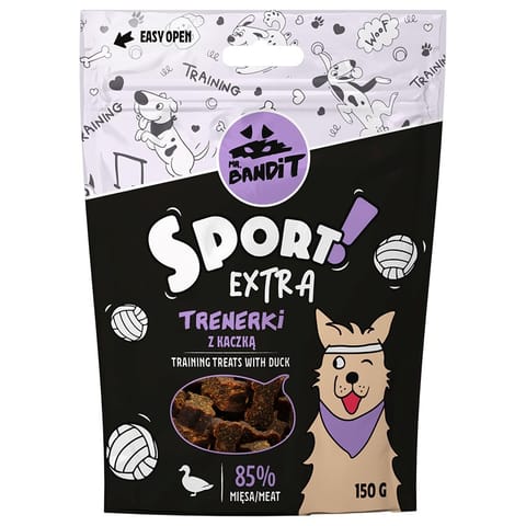 ⁨VET EXPERT MR. BANDIT Sport Extra Trainers with Duck - dog treat - 150 g⁩ at Wasserman.eu