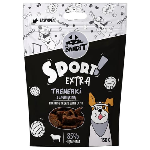 ⁨VET EXPERT MR. BANDIT Sport Extra Trainers with lamb - dog treat - 150 g⁩ at Wasserman.eu