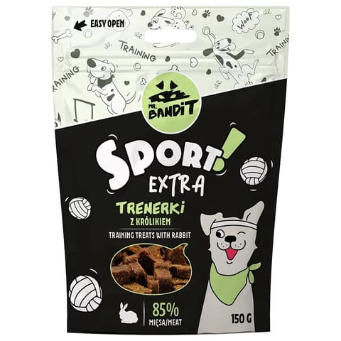 ⁨VET EXPERT MR. BANDIT Sport Extra Trainers with rabbit - dog treat - 150 g⁩ at Wasserman.eu