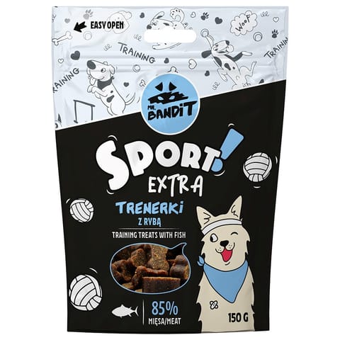 ⁨VET EXPERT MR. BANDIT Sport Extra Trainers with fish - dog treat - 150 g⁩ at Wasserman.eu