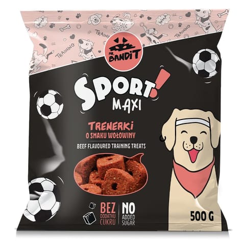 ⁨VET EXPERT MR. BANDIT Sport Maxi Trainers with beef flavor - dog treat - 500 g⁩ at Wasserman.eu