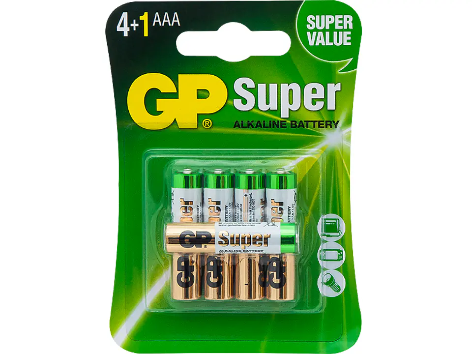 ⁨AAA 1.5 LR3 GP SUPER (1PH) Alkaline Battery⁩ at Wasserman.eu