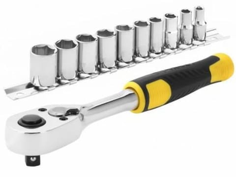 ⁨1/2" ratchet set and accessories 11 pcs.⁩ at Wasserman.eu