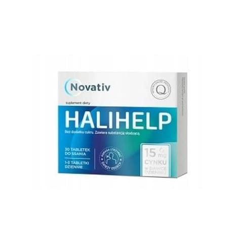 ⁨Novativ Halihelp 30 tabletek do ssania⁩ w sklepie Wasserman.eu