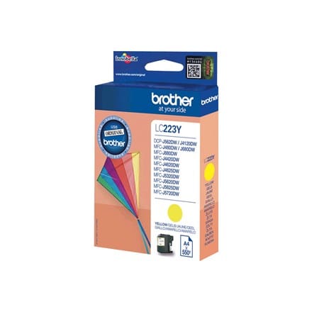 ⁨Brother LC-223Y ink cartridge 1 pc(s) Original Yellow⁩ at Wasserman.eu