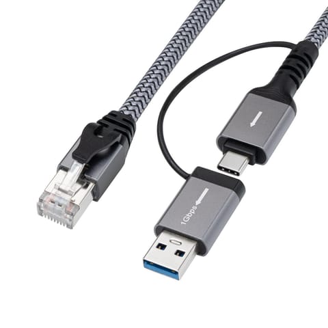 ⁨MicroConnect CAT6 FTP to USB A-C adapter⁩ w sklepie Wasserman.eu