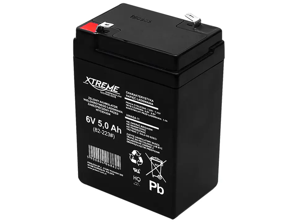 ⁨Gel battery 6V 5Ah XTREME⁩ at Wasserman.eu