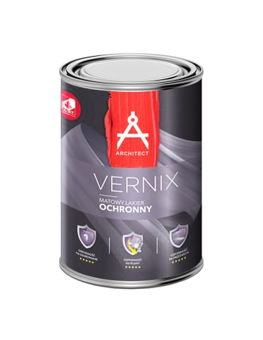 ⁨Stan: Nowy  Fast - VERNIX - matowy lakier ochronny odporny na plamy i szorowanie 1 L⁩ w sklepie Wasserman.eu