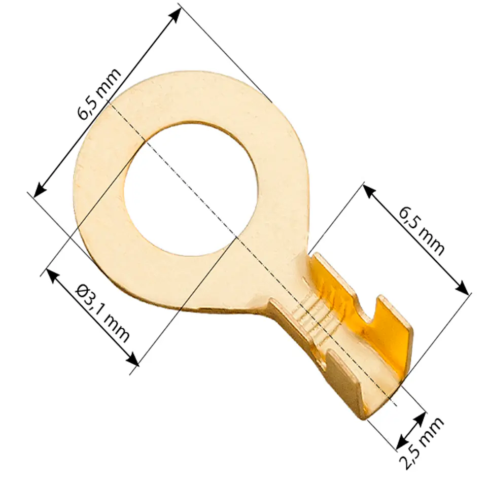 ⁨Non-mesh connector 3.1/6,5/6,5⁩ at Wasserman.eu