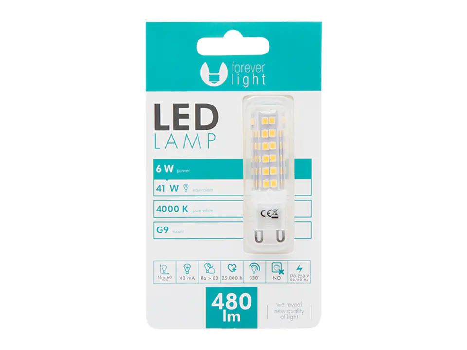 ⁨Żarówka LED G9 5W 230V neutralna⁩ w sklepie Wasserman.eu