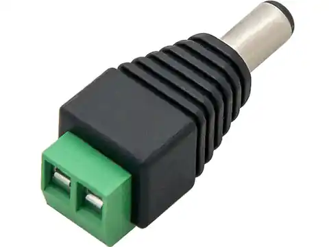 ⁨Connector for LED strips Tue. DC 2.5/5.5⁩ at Wasserman.eu