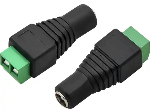 ⁨Connector for LED strips gn. DC 2.5/5.5⁩ at Wasserman.eu